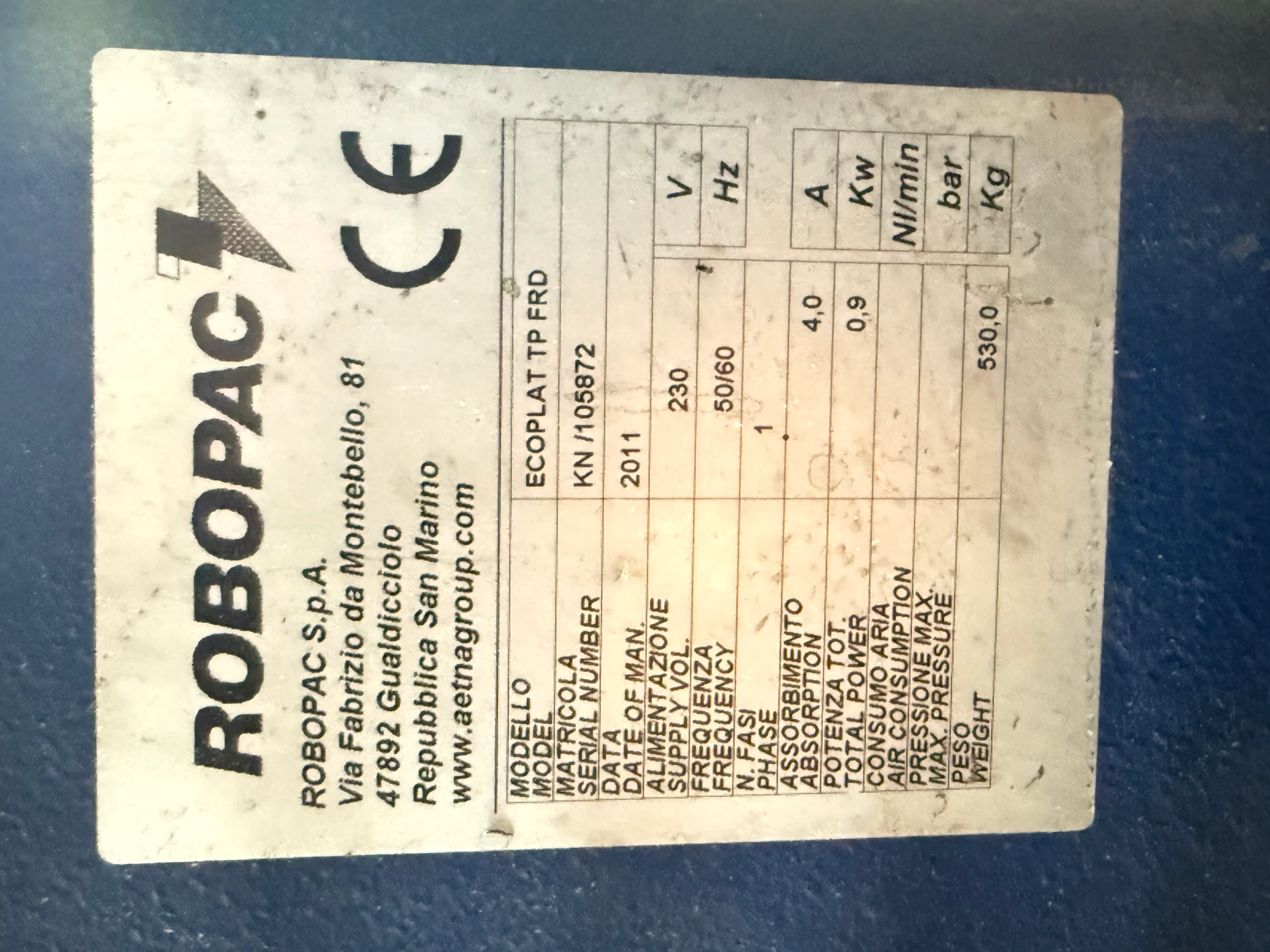 Stretchwickler ROBOPAC Ecoplat TP FRD – Baujahr 2011 - Bild 2