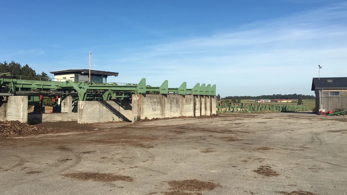 Rundholzplatz für Kurz- und Langholz - Bild 12