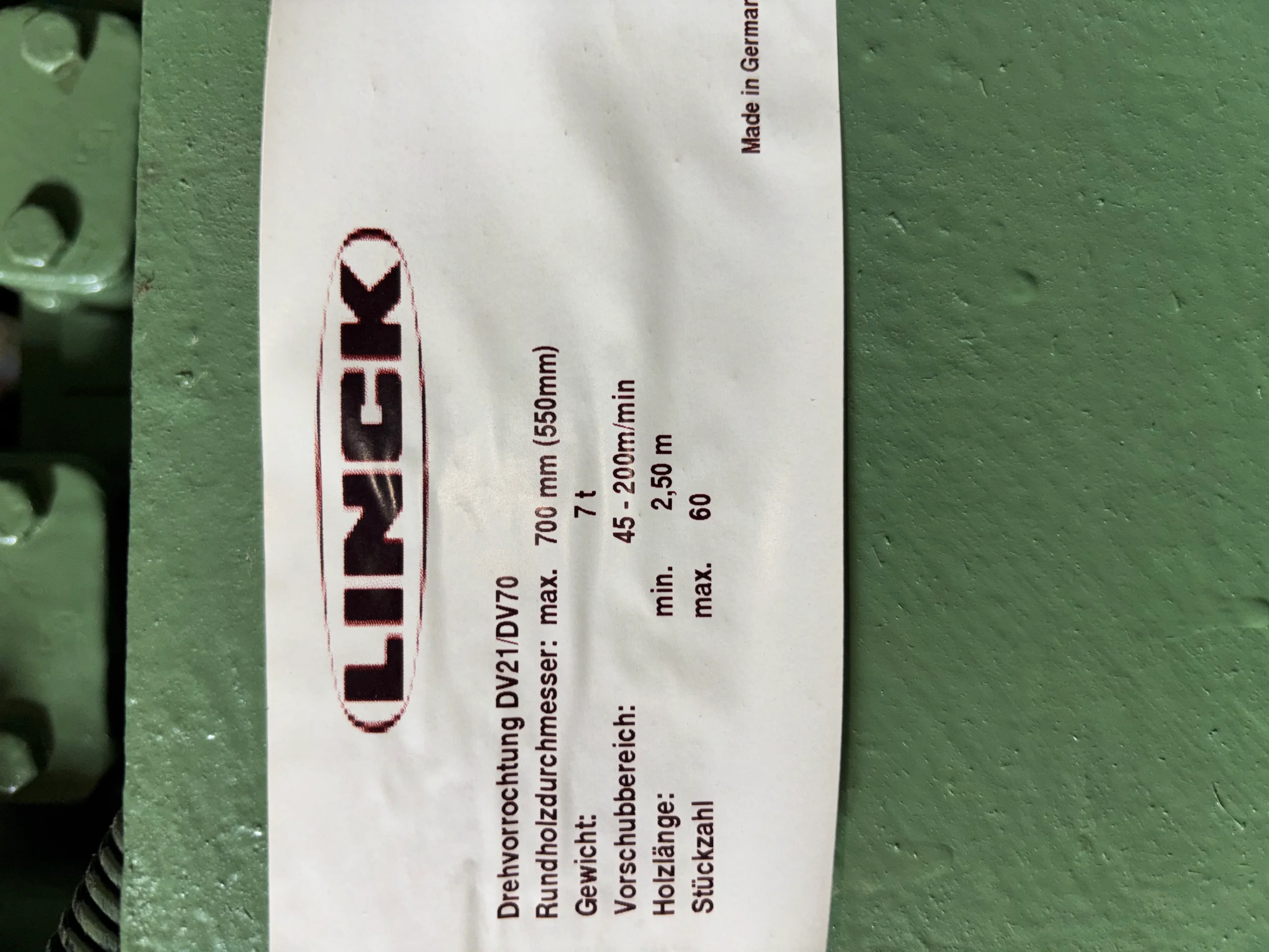 Spanerlinie LINCK VM50 - Bild 13